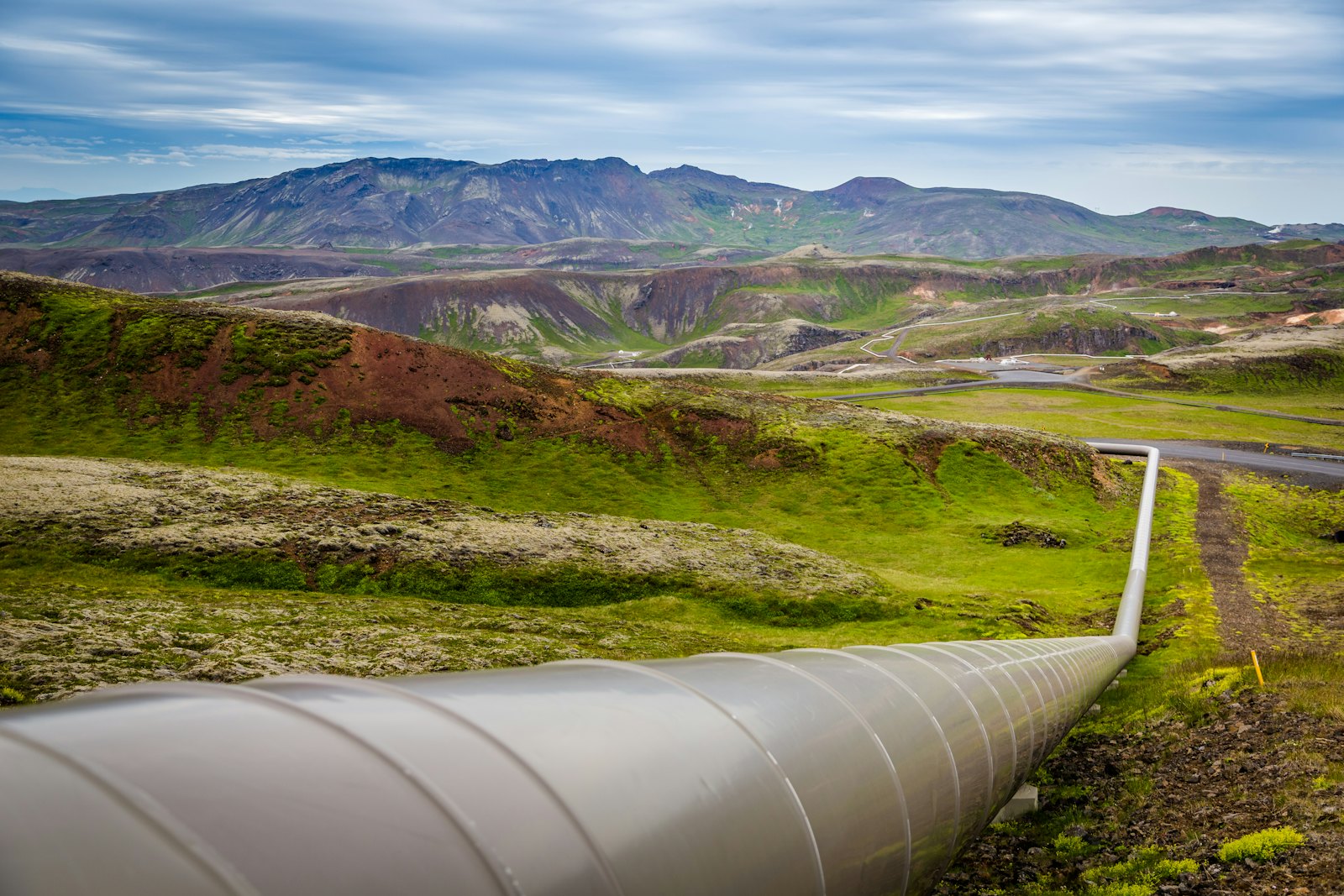 Cross-country gas pipeline in Western India